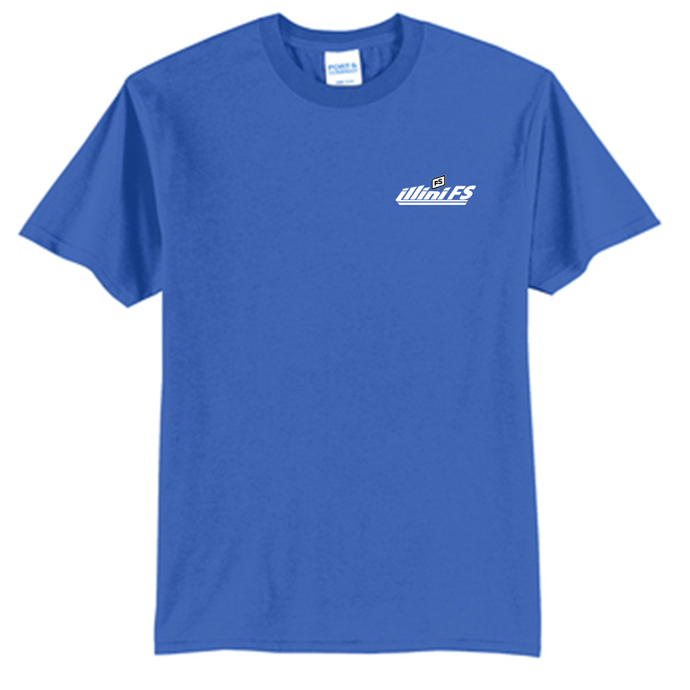 Illini FS - Horizontal - Port & Company - Tall Core Blend Tee - PC55T