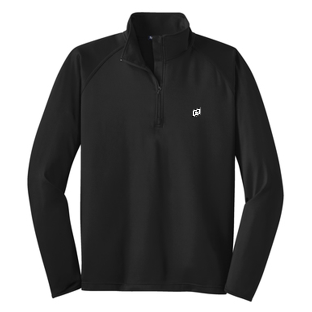 Illini FS - Square - Sport-Tek Tall Sport-Wick Stretch Quarter Zip Pullover - TST850