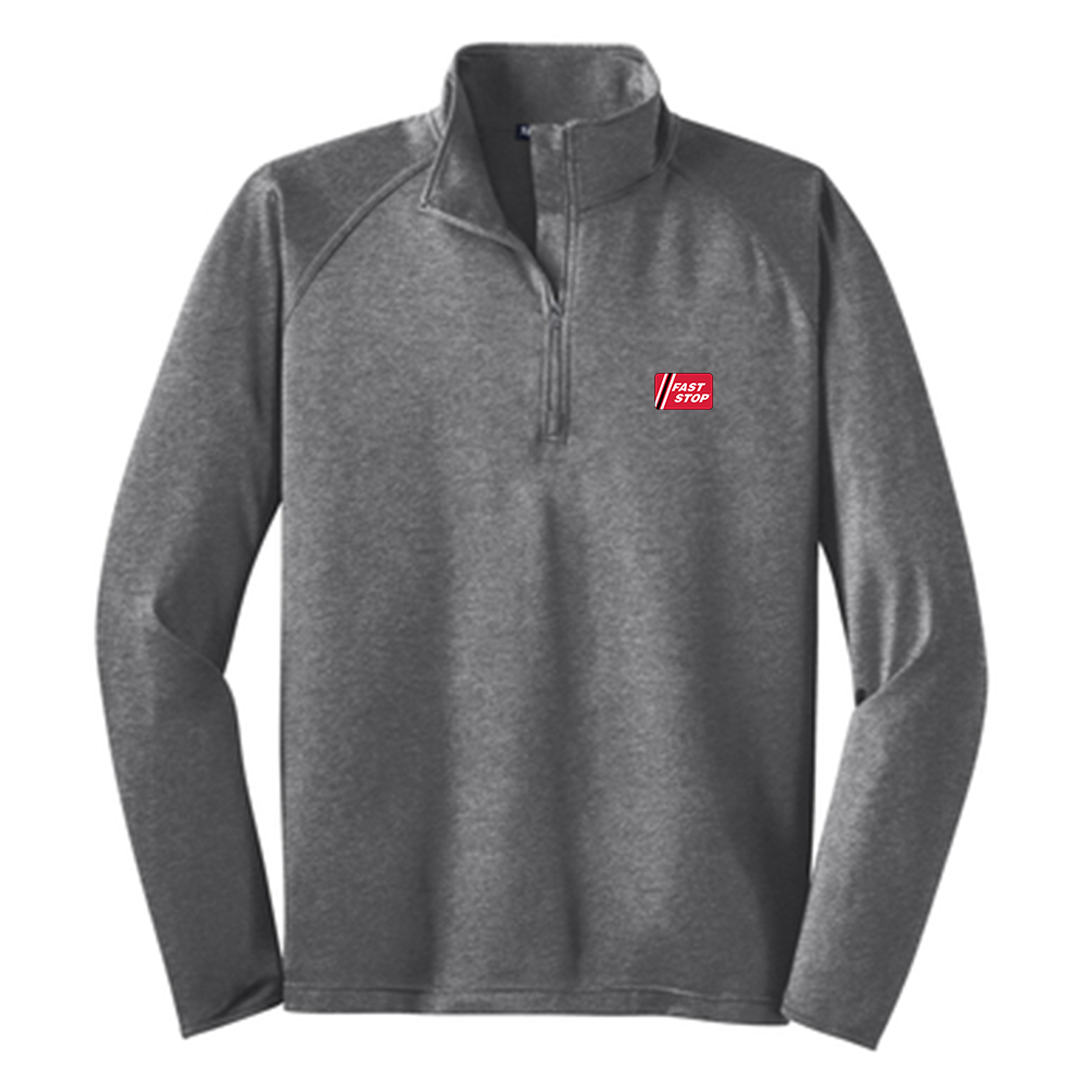 Illini FS - FastStop - Sport-Tek Tall Sport-Wick Stretch Quarter Zip Pullover - TST850
