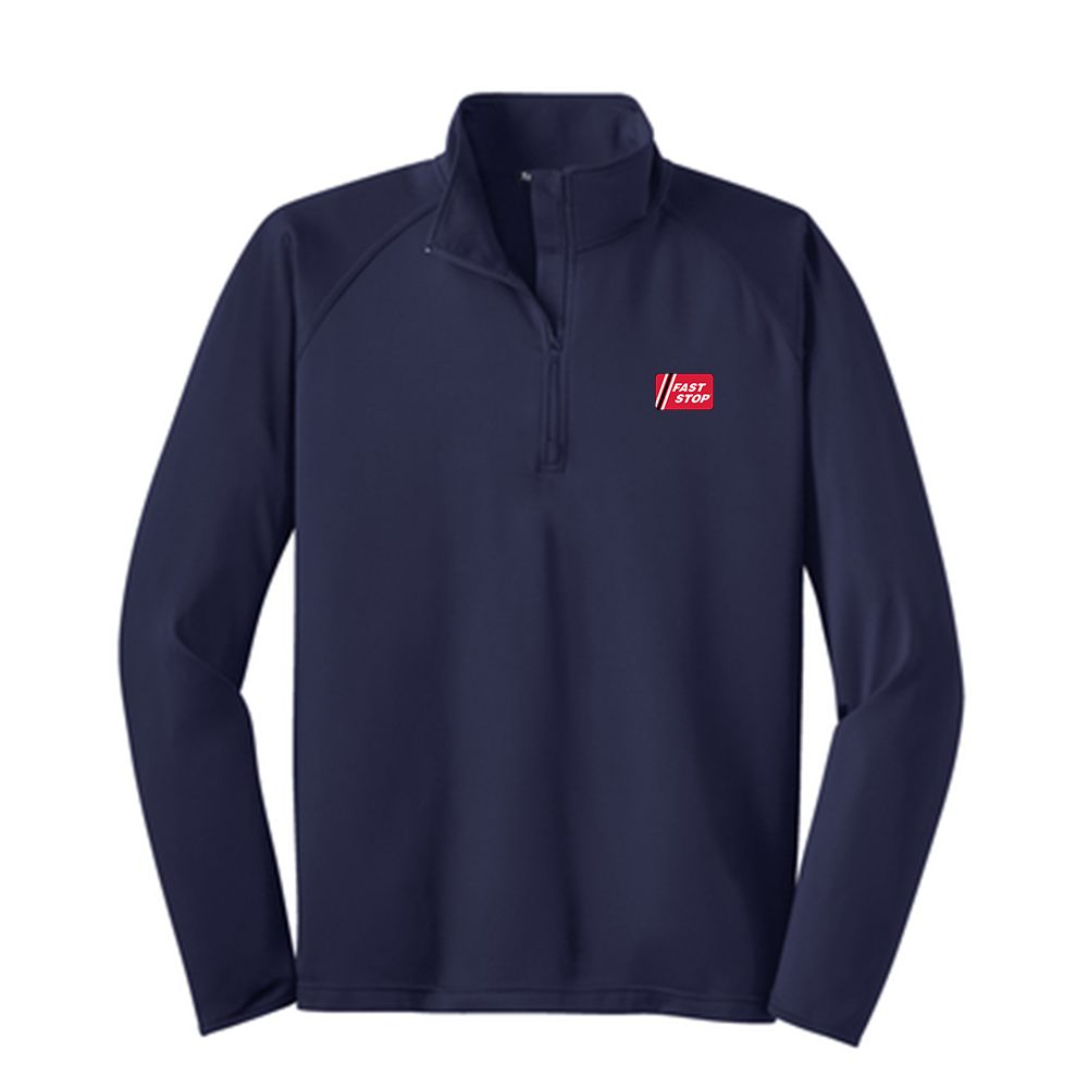 Illini FS - FastStop - Sport-Tek Tall Sport-Wick Stretch Quarter Zip Pullover - TST850