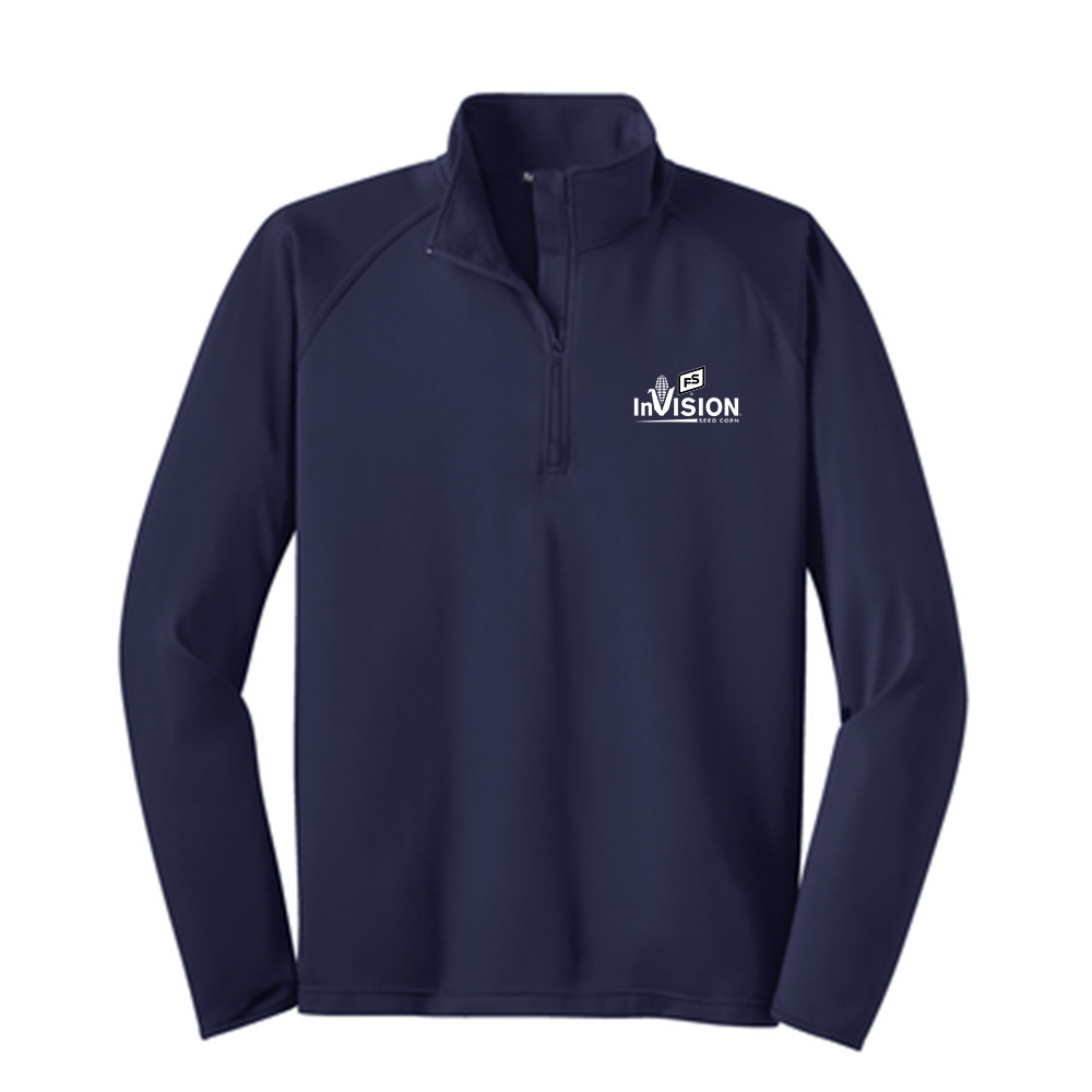 Illini FS - Invision - Sport-Tek Tall Sport-Wick Stretch Quarter Zip Pullover - TST850