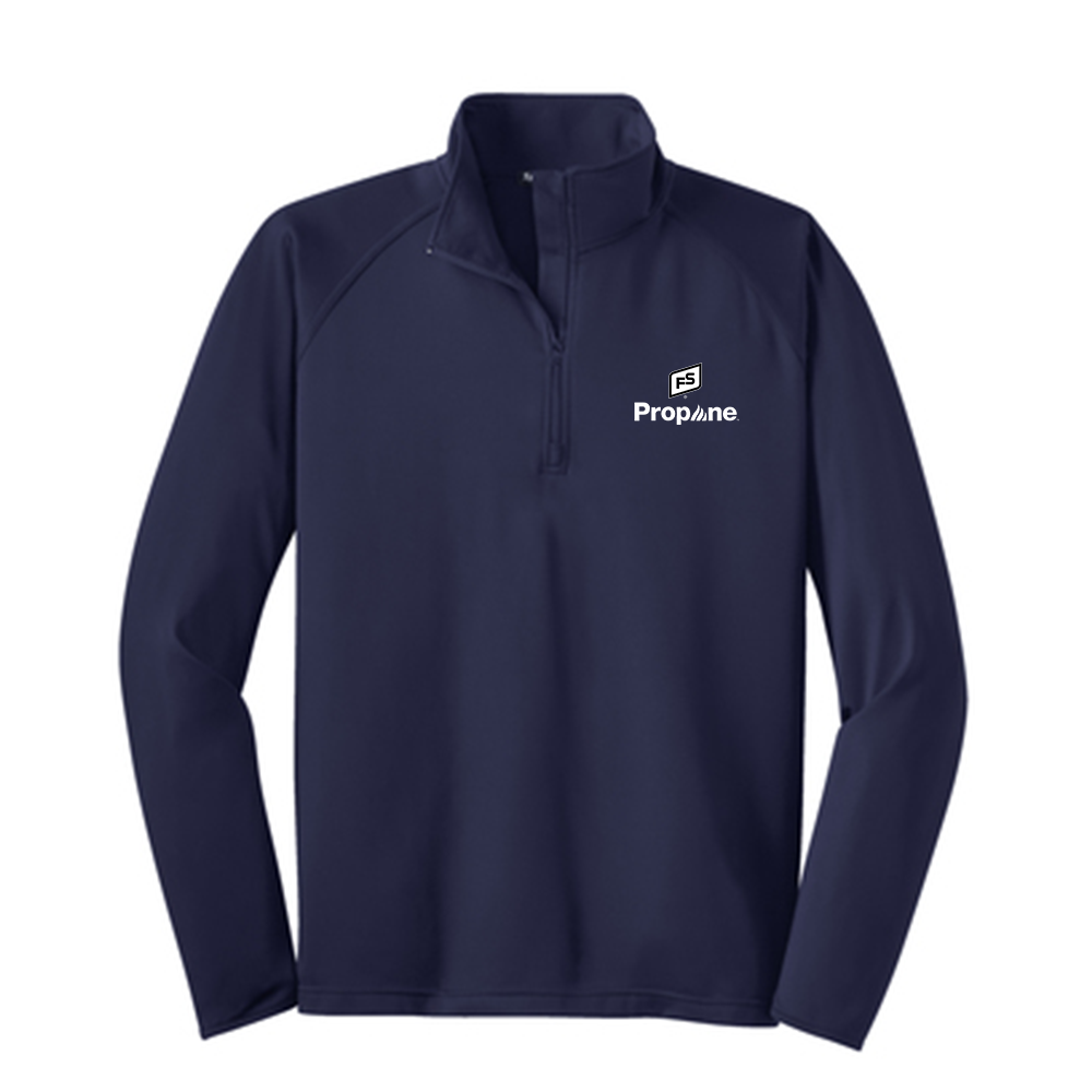 Illini FS - Propane - Sport-Tek Tall Sport-Wick Stretch Quarter Zip Pullover - TST850