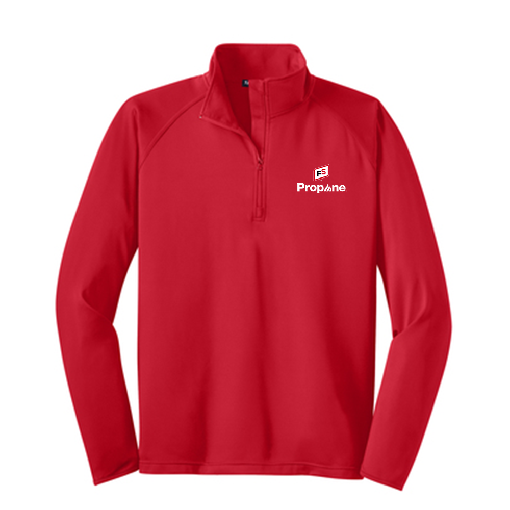 Illini FS - Propane - Sport-Tek Tall Sport-Wick Stretch Quarter Zip Pullover - TST850