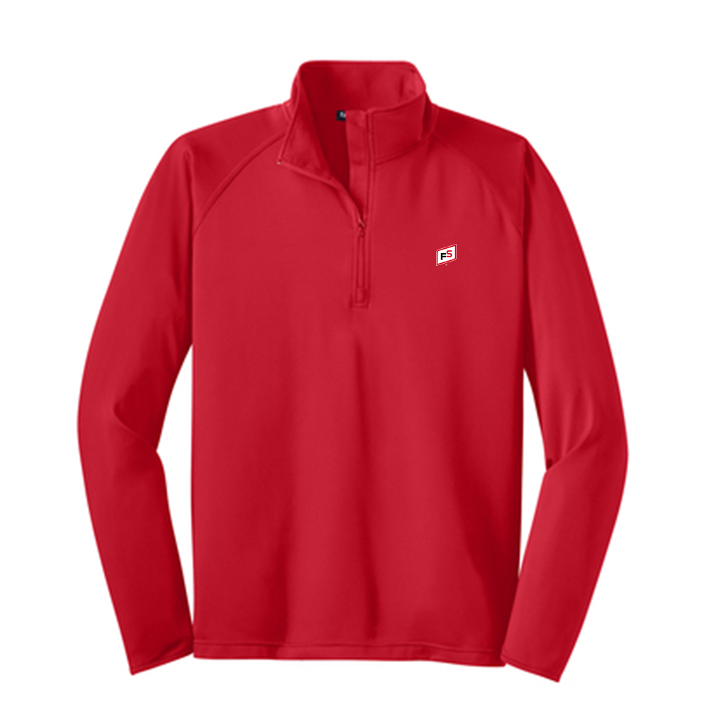 Illini FS - Square - Sport-Tek Tall Sport-Wick Stretch Quarter Zip Pullover - TST850