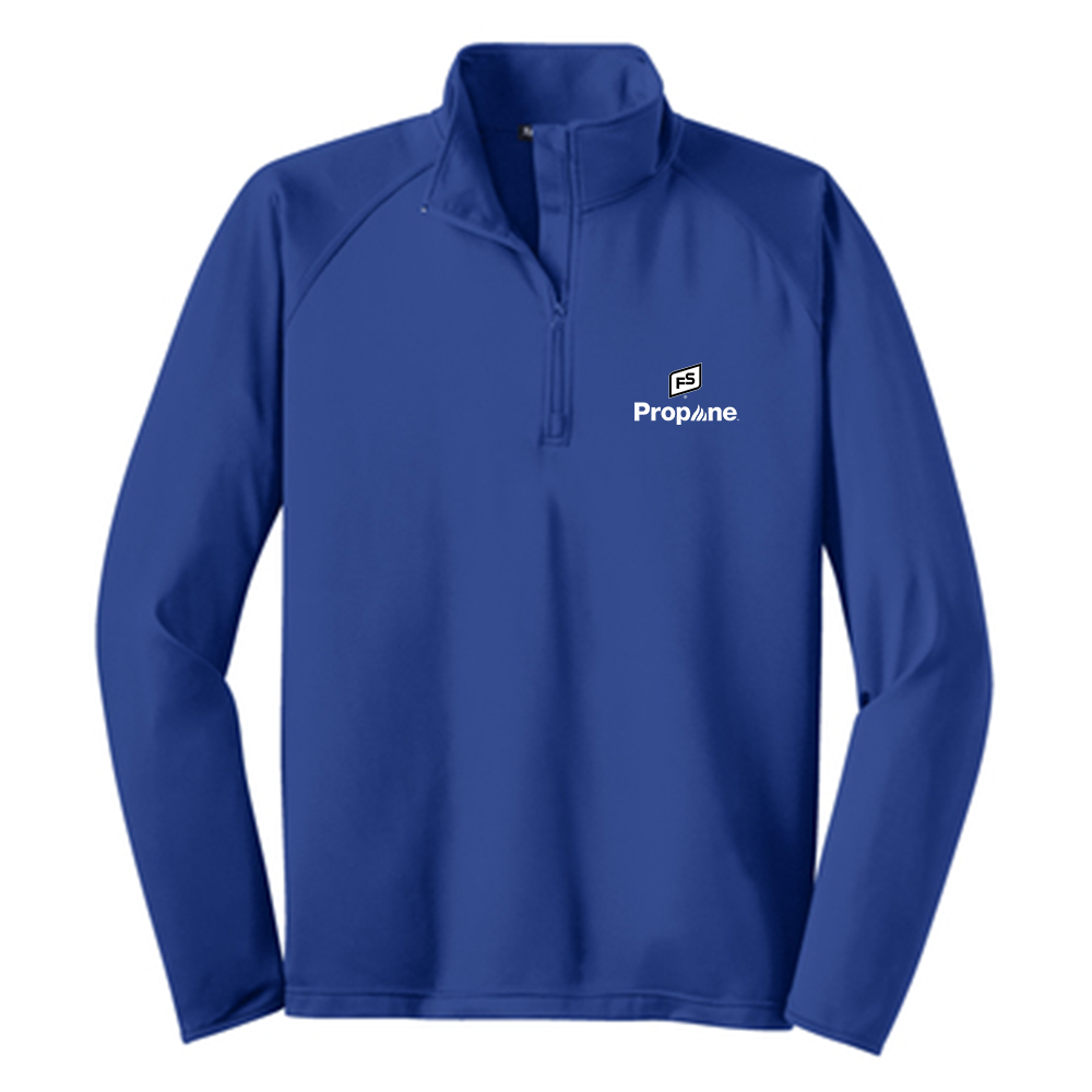 Illini FS - Propane - Sport-Tek Tall Sport-Wick Stretch Quarter Zip Pullover - TST850