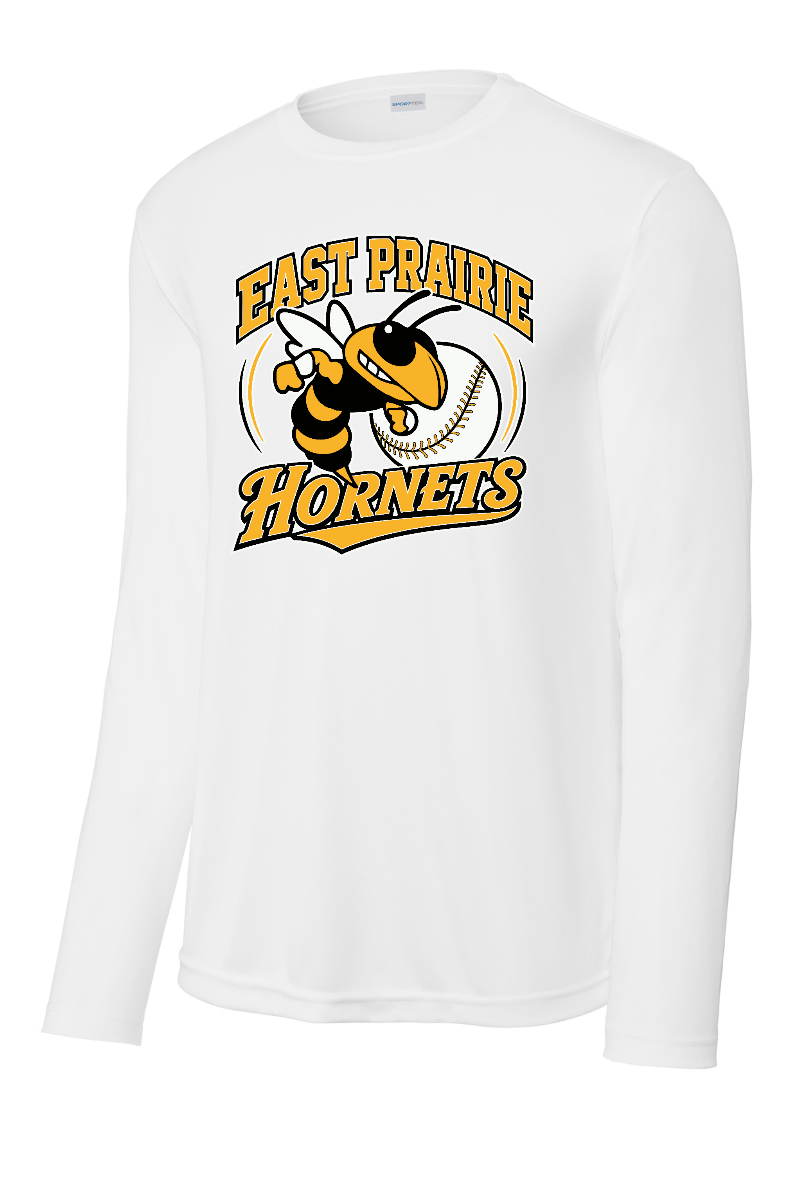Tuscola Hornets Baseball 2026 - Sport-Tek L/S PosiCharge Competitor Tee - Hornet Logo - ST350LS