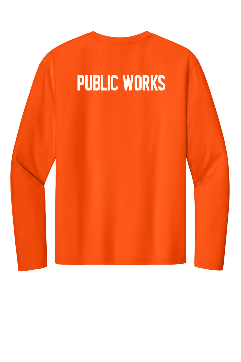 Tuscola Public Works Cooling Performance Long Sleeve Tee A4N3165 - PUBLIC WORKS print