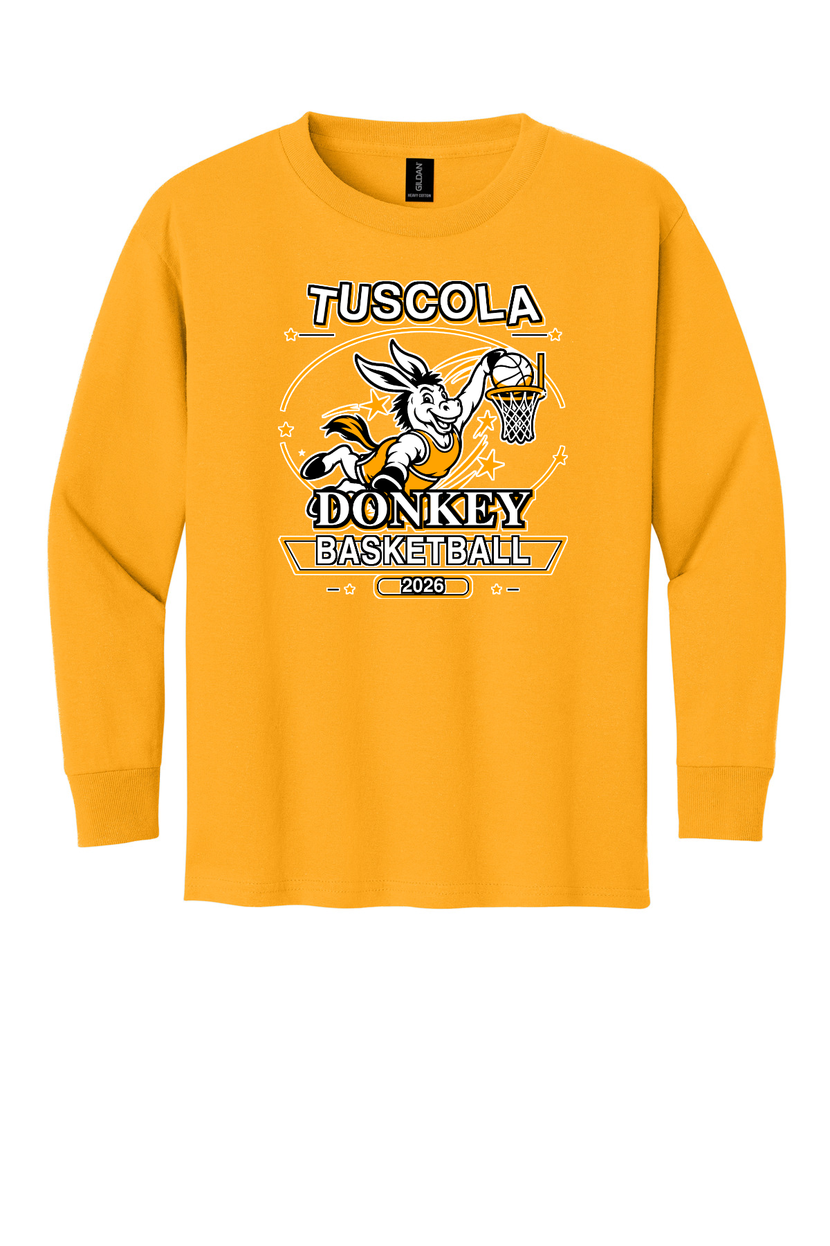 Tuscola Donkey Basketball Slam Dunk Donkey - 5400B Gold front