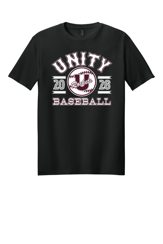 Unity - Baseball - Design 04 - T-shirt - Gildan 64000 - Black