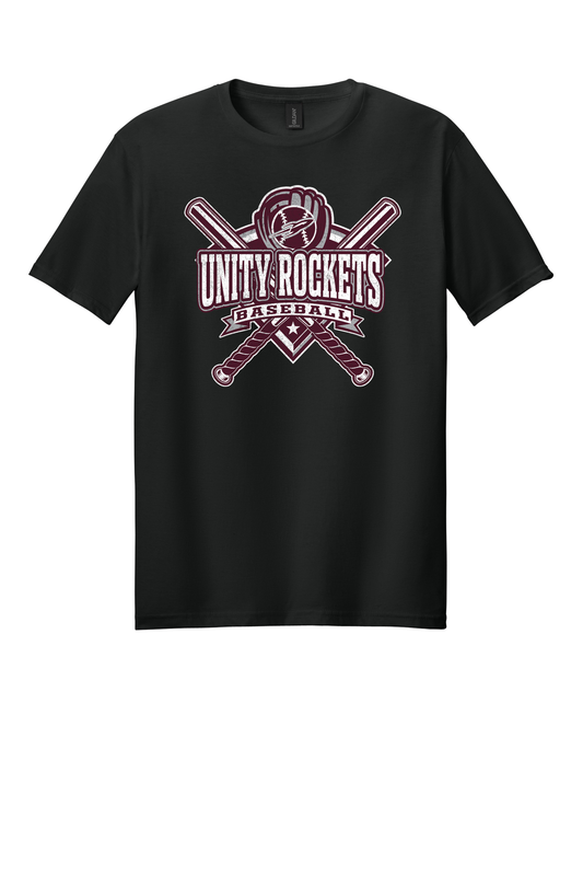 Unity - Baseball - Design 3 - T-shirt - Gildan 64000 - Black