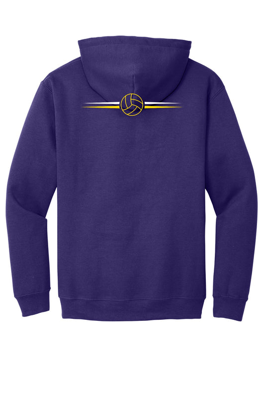 Eisenhower Volleyball 18500 Purple back