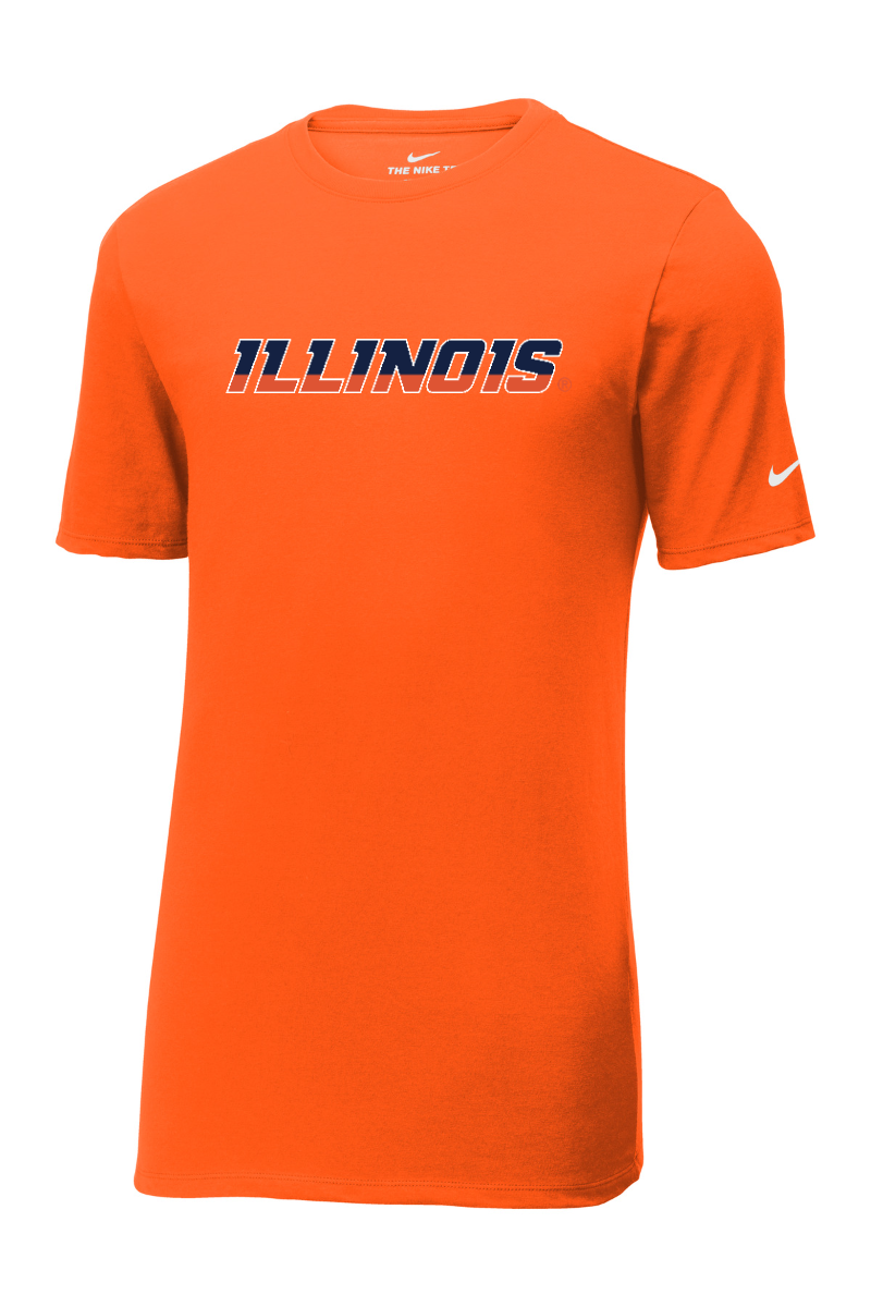 Fighting Illini - Illinois Wordmark - NKBQ5231 Brilliant Orange