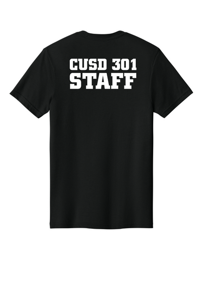 Tuscola CUSD 301 Staff shirt - Pitch Black - back