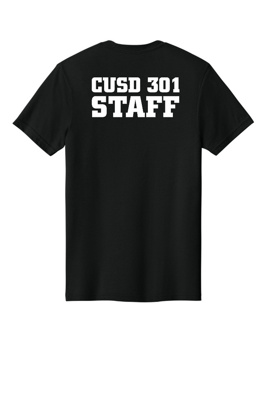 Tuscola CUSD 301 Staff shirt - Pitch Black - back