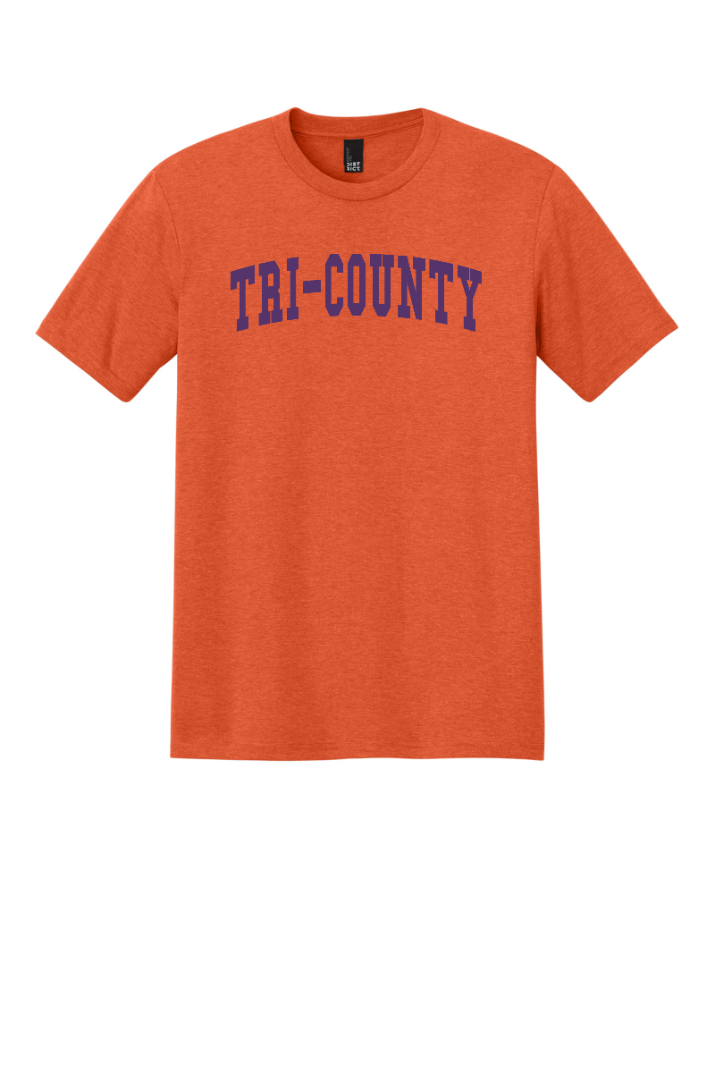 Tri-County - Gym Shirt - Deep Orange Heather