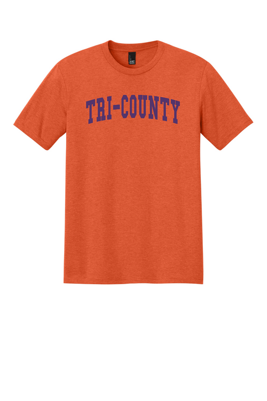 Tri-County - Gym Shirt - Deep Orange Heather