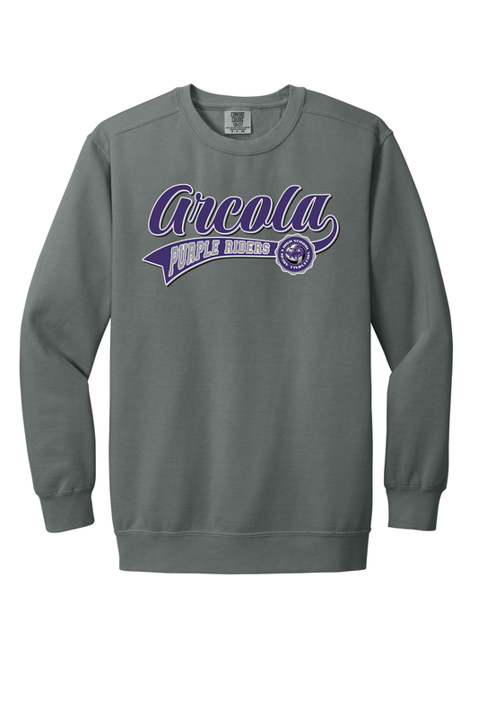 Arcola - Volleyball - Design 2 - Crewneck Sweatshirt - Comfort Color 1566