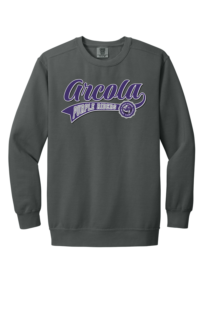 Arcola - Volleyball - Design 2 - Crewneck Sweatshirt - Comfort Color 1566
