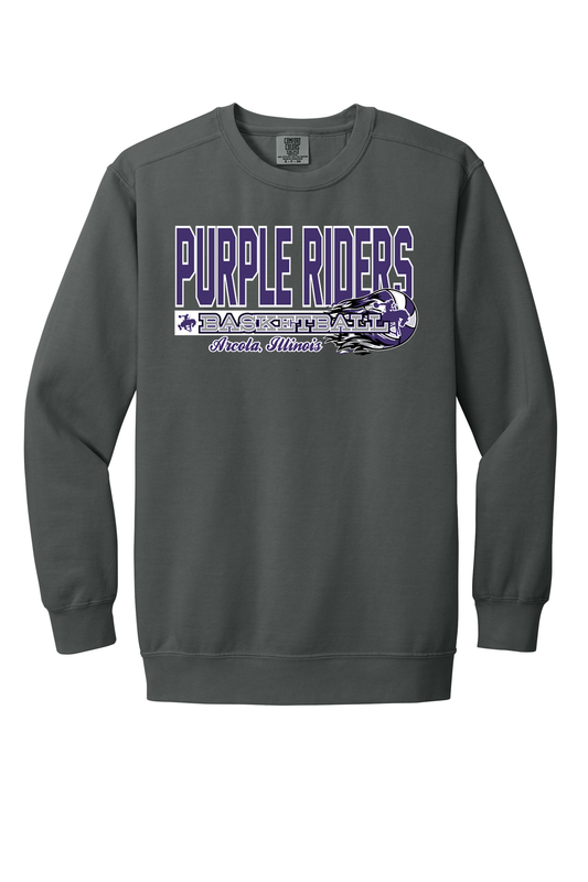Arcola - Basketball - Design 3 - Crewneck Sweatshirt - Comfort Color 1566