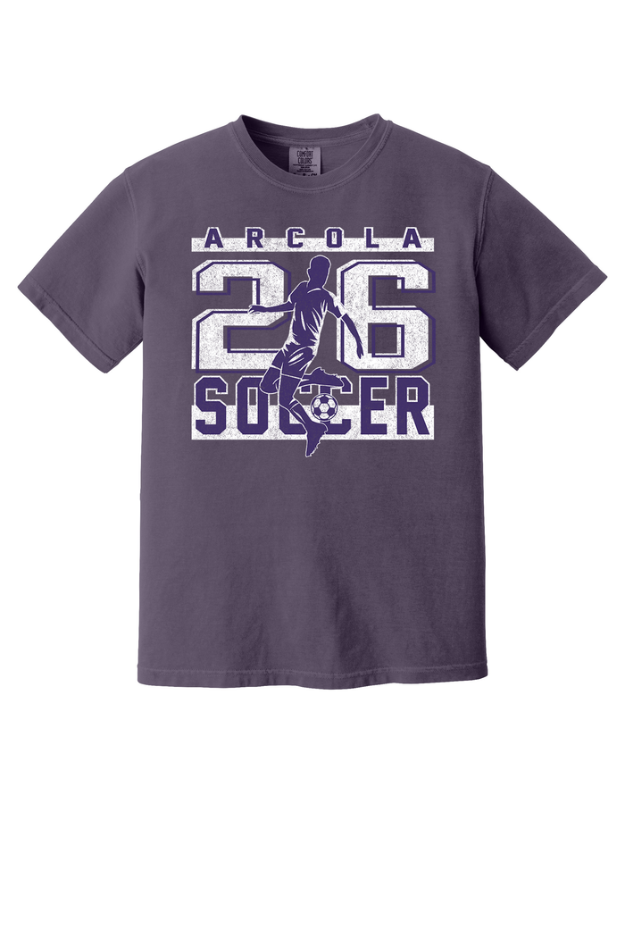 Arcola - Soccer - Design 02 -  T-shirt - Comfort Color 1717