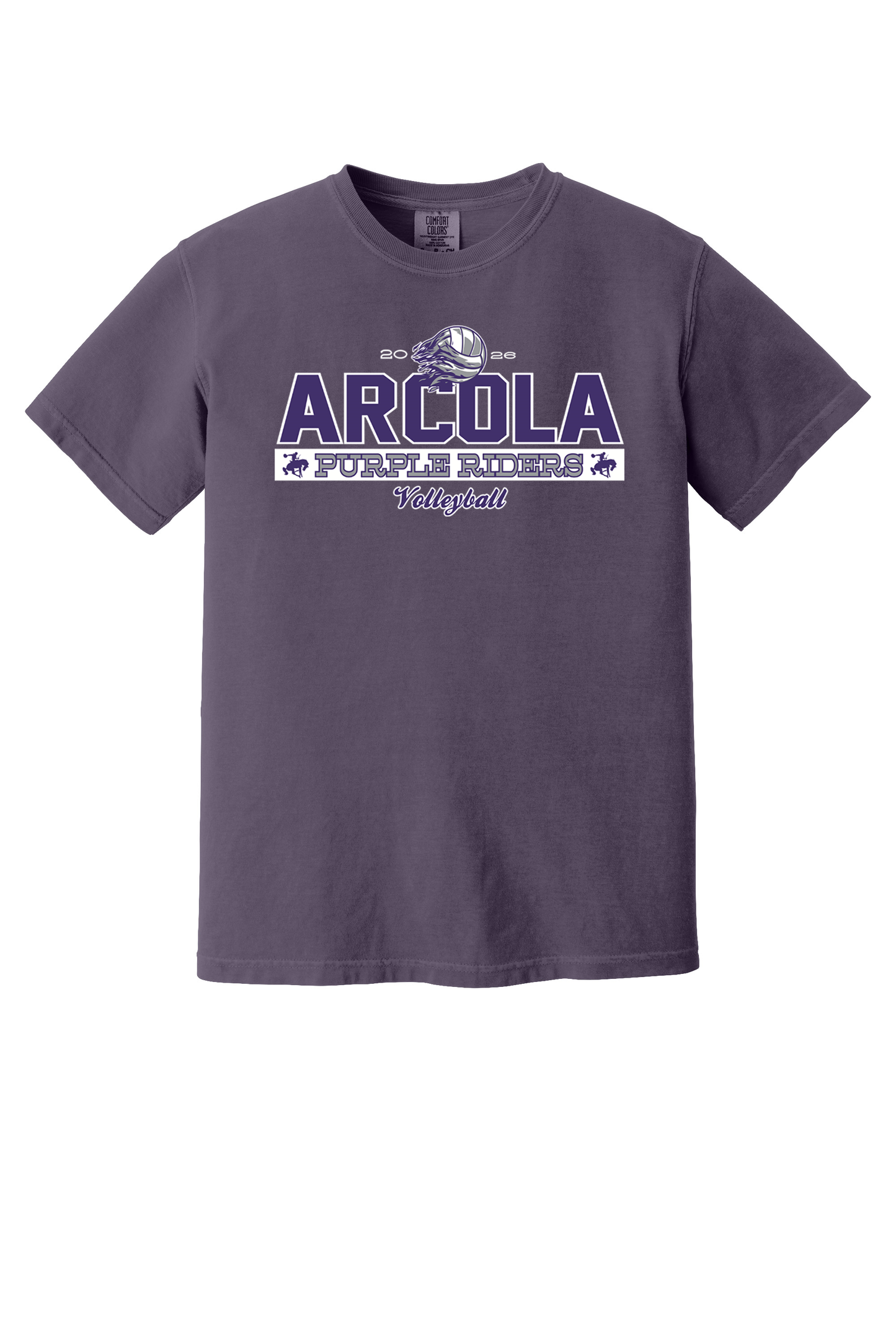 Arcola - Volleyball - Design 01 -  T-shirt - Comfort Color 1717