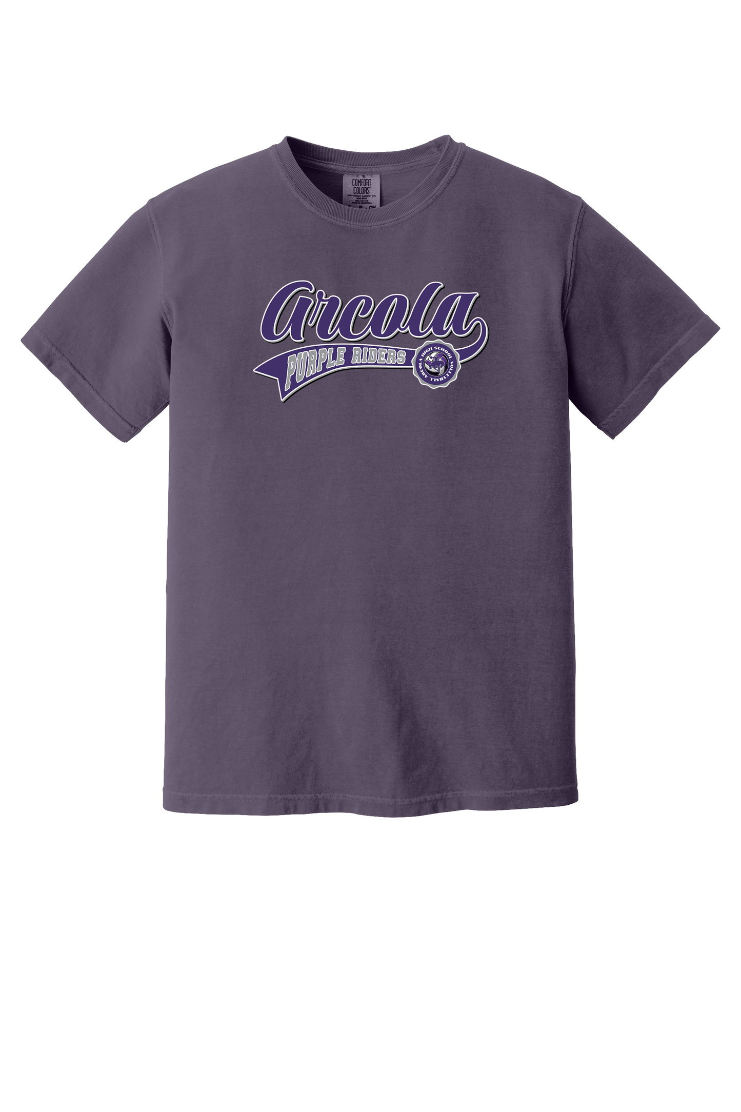 Arcola - Volleyball - Design 2 - T-shirt - Comfort Color 1717