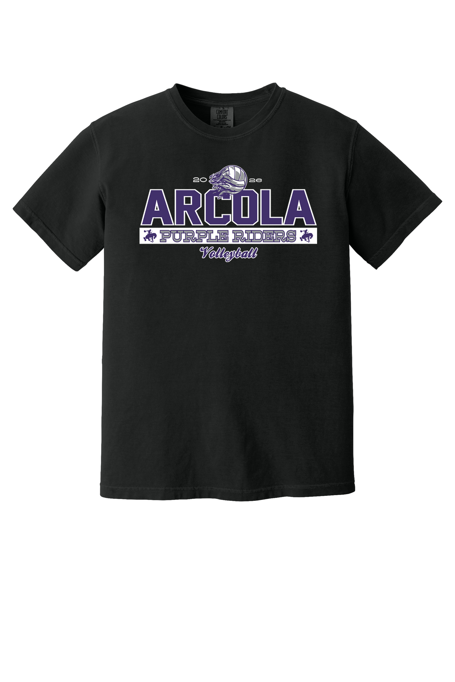 Arcola - Volleyball - Design 01 -  T-shirt - Comfort Color 1717