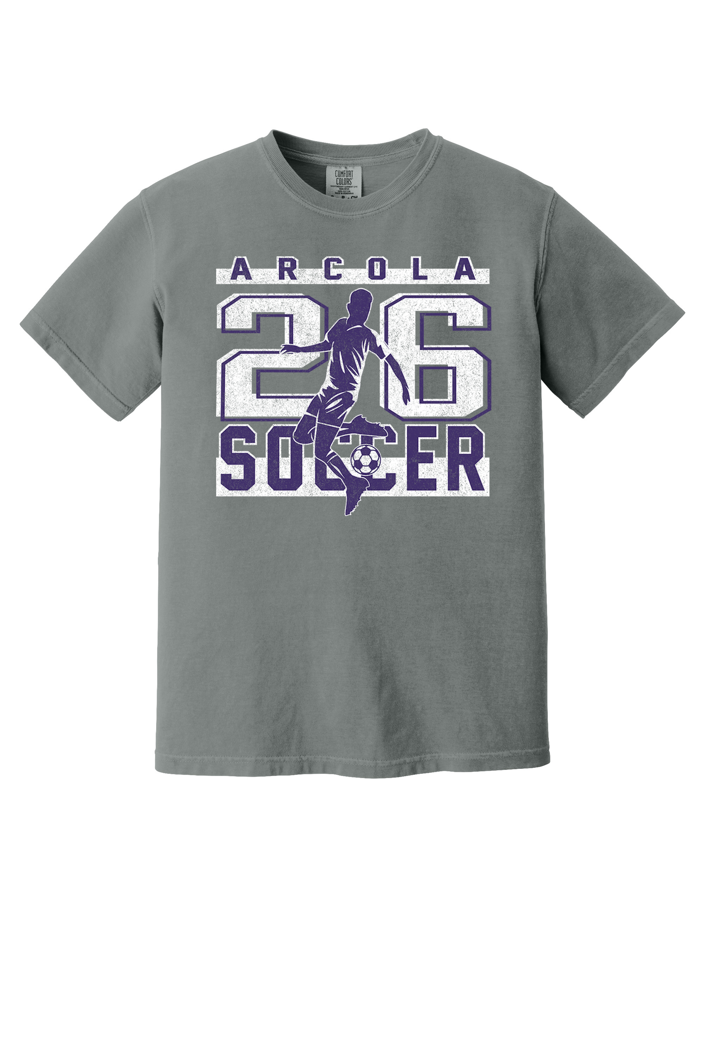 Arcola - Soccer - Design 02 -  T-shirt - Comfort Color 1717