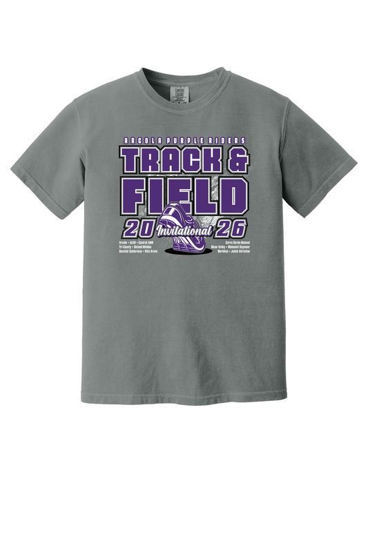 Arcola Track Invite - T-shirt - Comfort Colors 1717