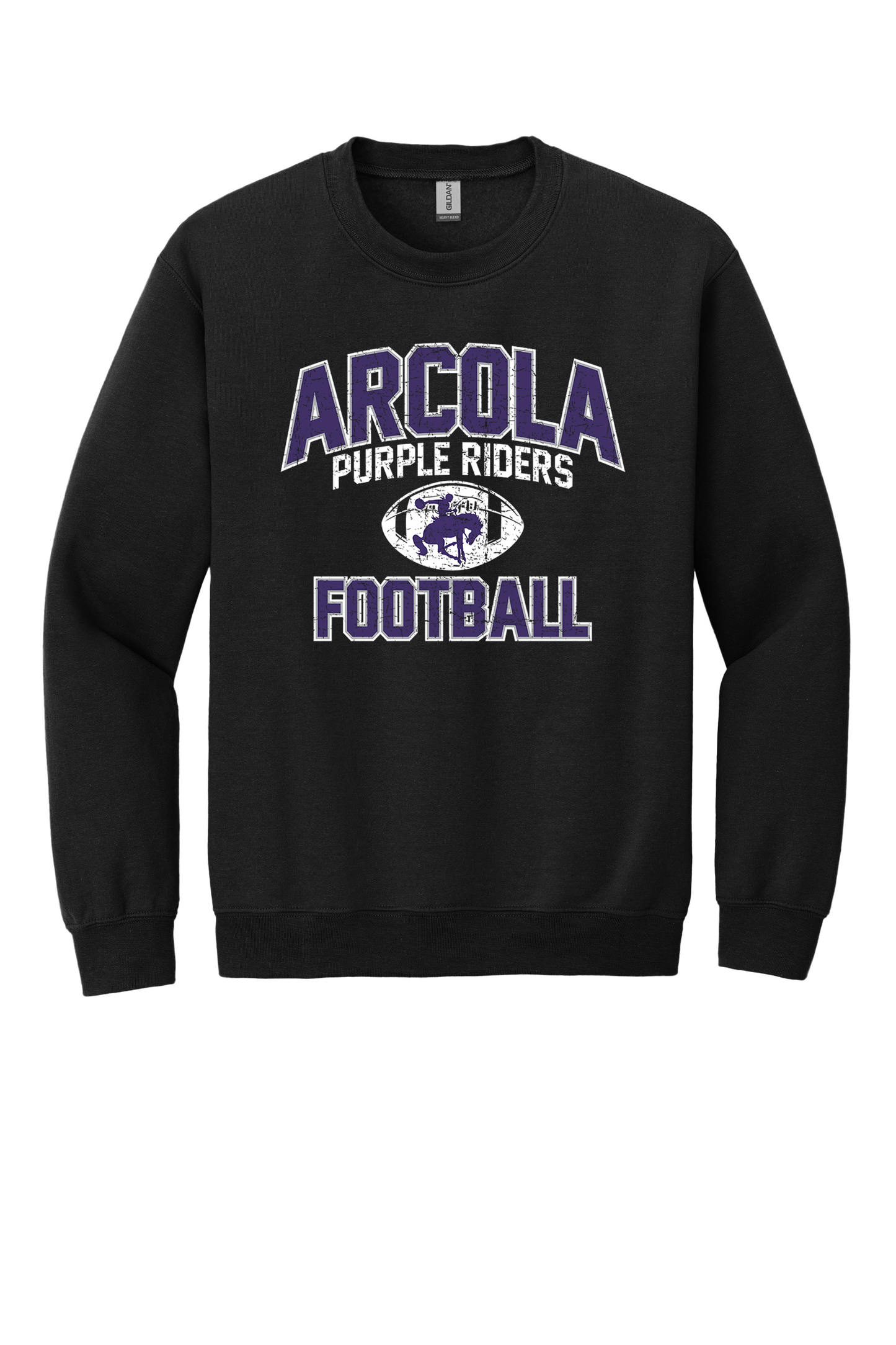 Arcola - Football - Design 01 -  Crewneck Sweatshirt - Gildan 18000