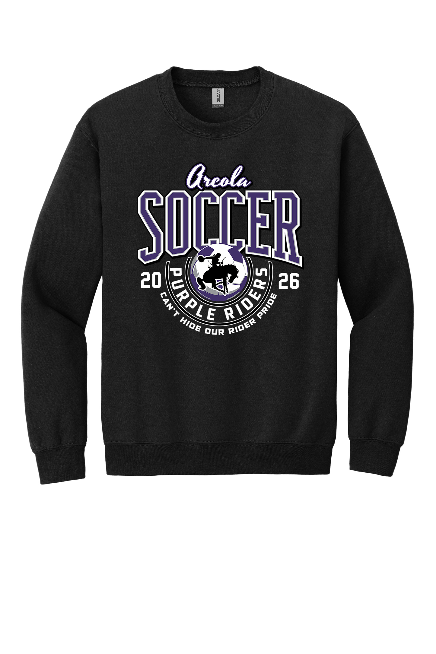 Arcola - Soccer - Design 03 -  Crewneck Sweatshirt - Gildan 18000
