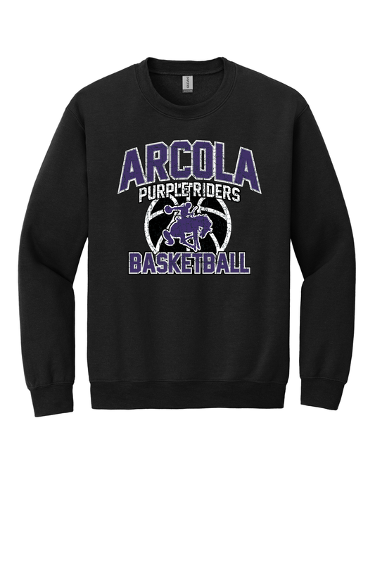 Arcola - Basketball - Design 1 - Crewneck Sweatshirt - Gildan 18000
