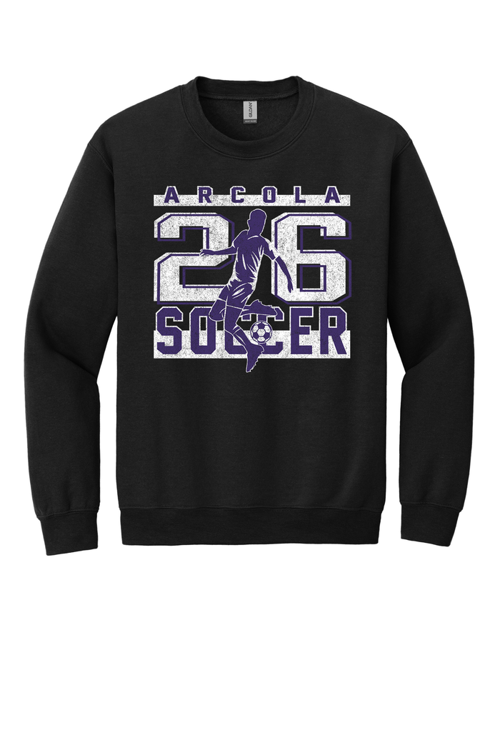 Arcola - Soccer - Design 02 -  Crewneck Sweatshirt - Gildan 18000