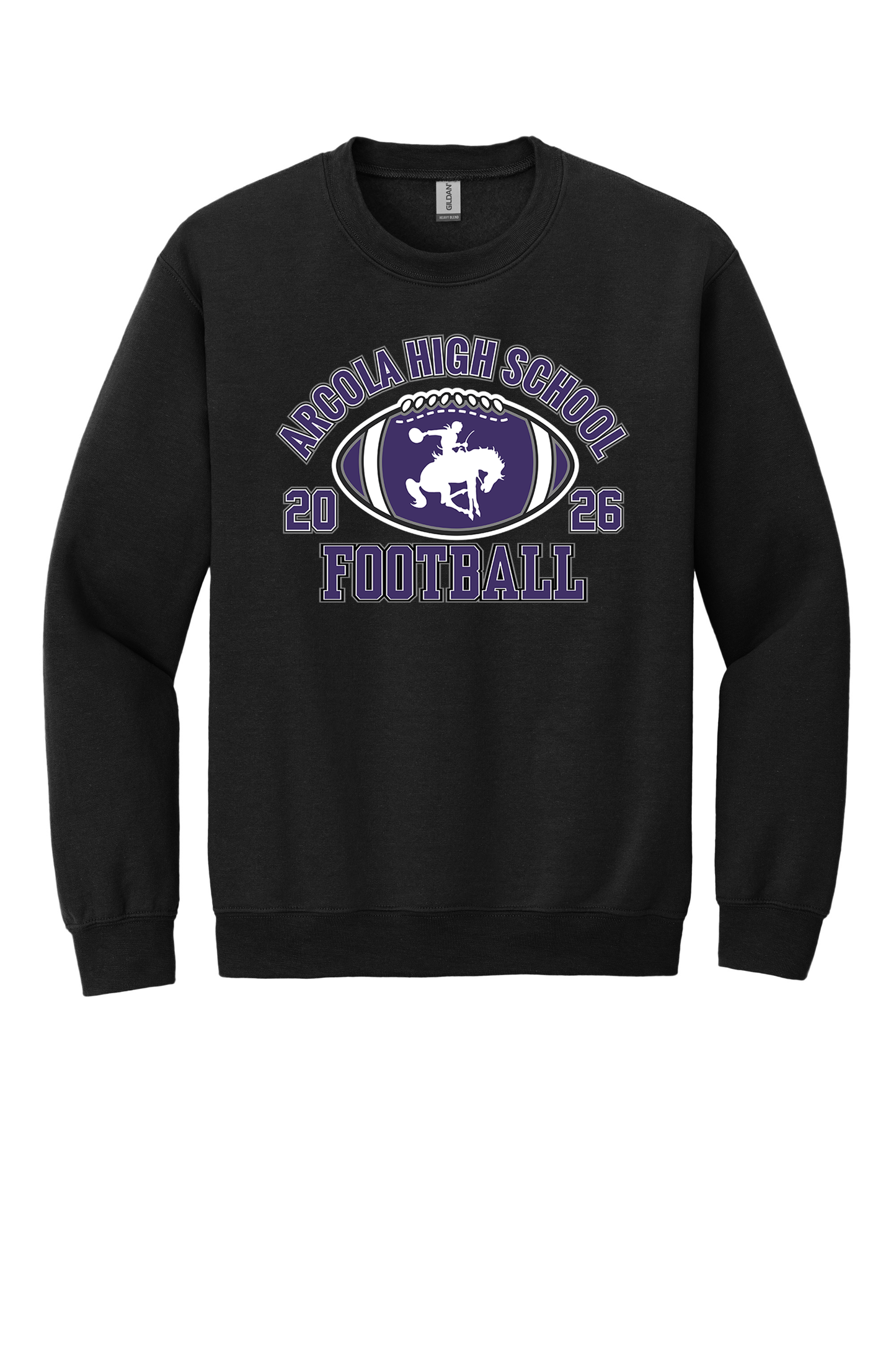 Arcola - Football - Design 03 -  Crewneck Sweatshirt - Gildan 18000