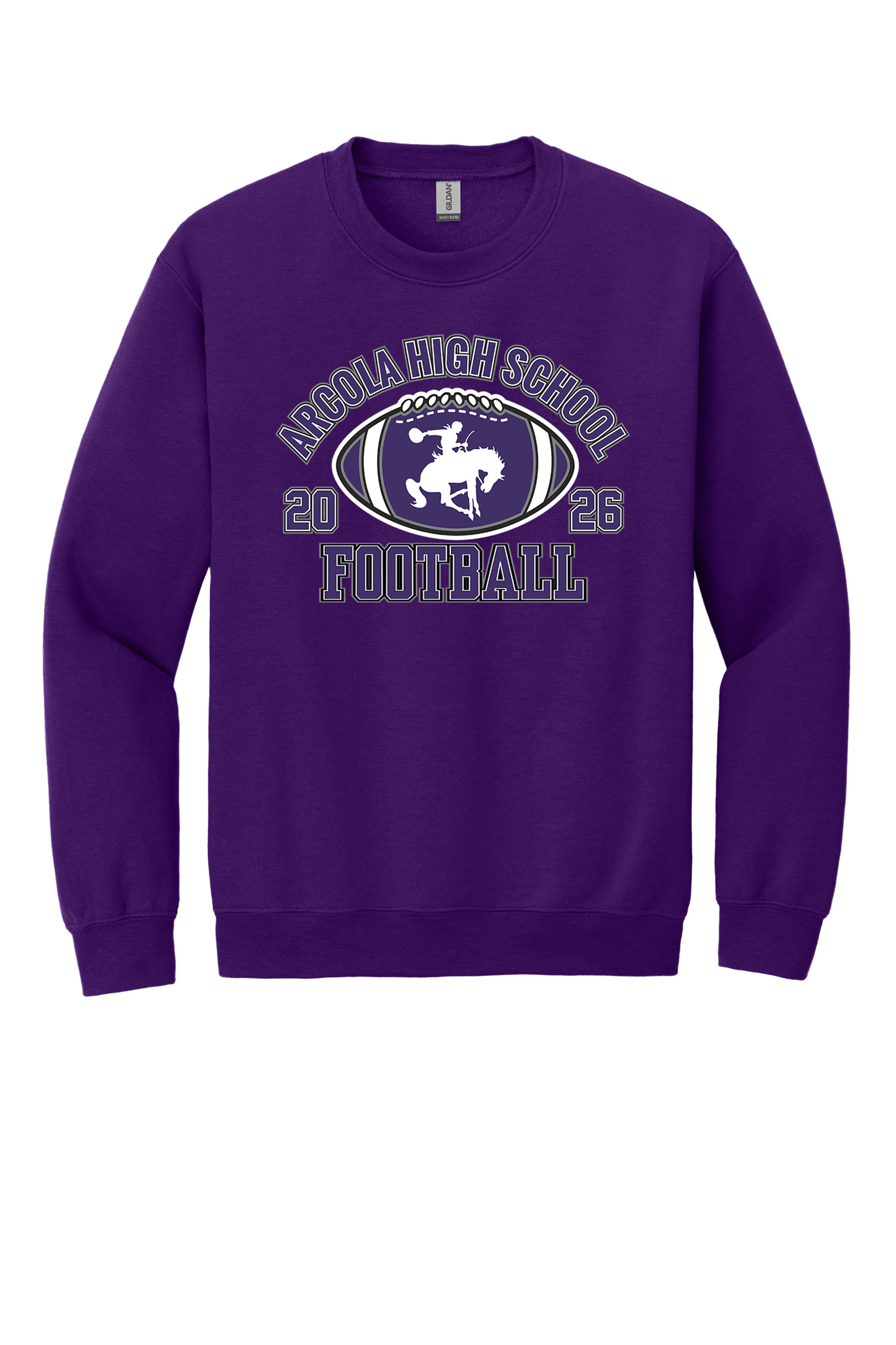 Arcola - Football - Design 03 -  Crewneck Sweatshirt - Gildan 18000