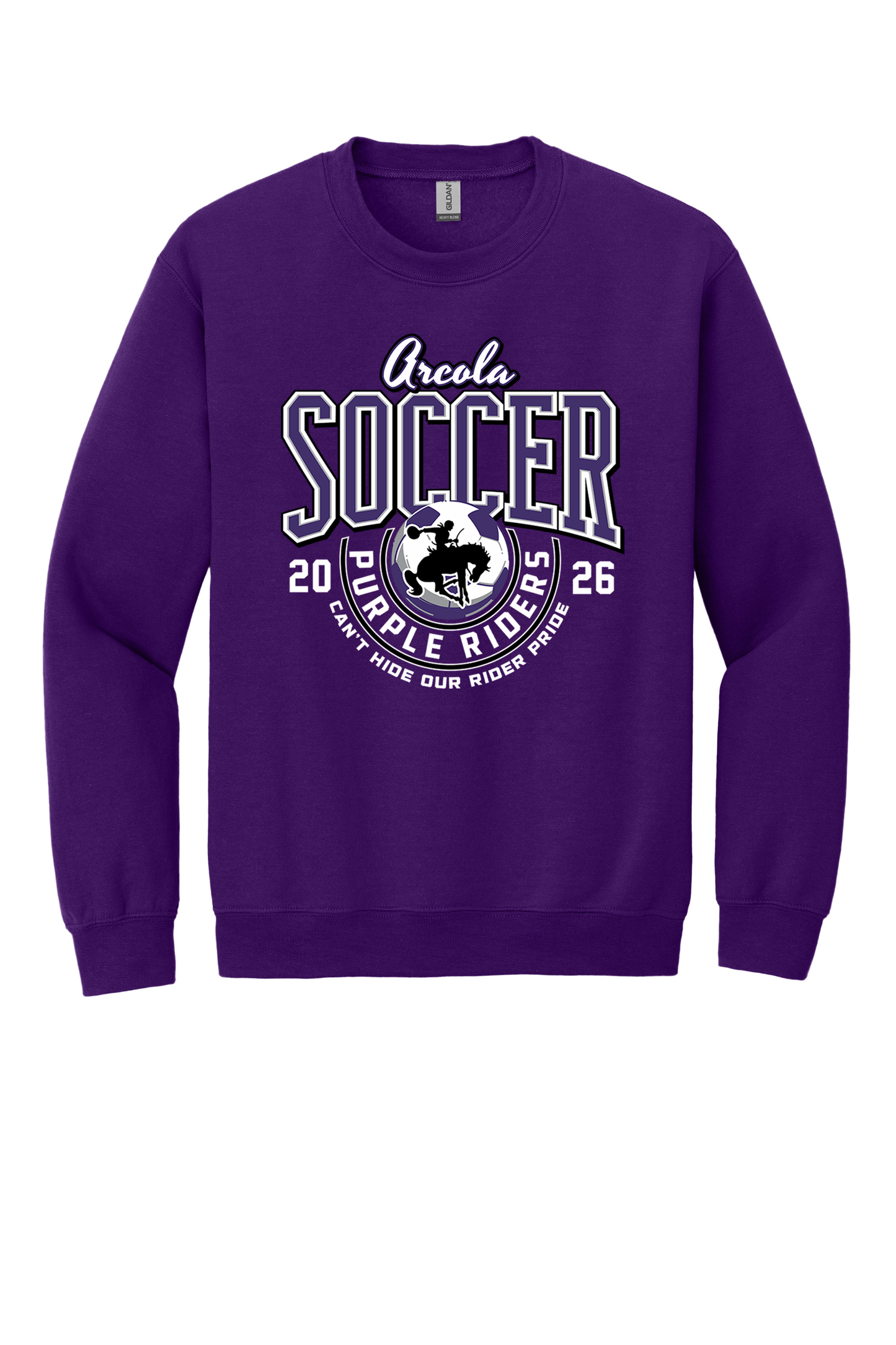 Arcola - Soccer - Design 03 -  Crewneck Sweatshirt - Gildan 18000