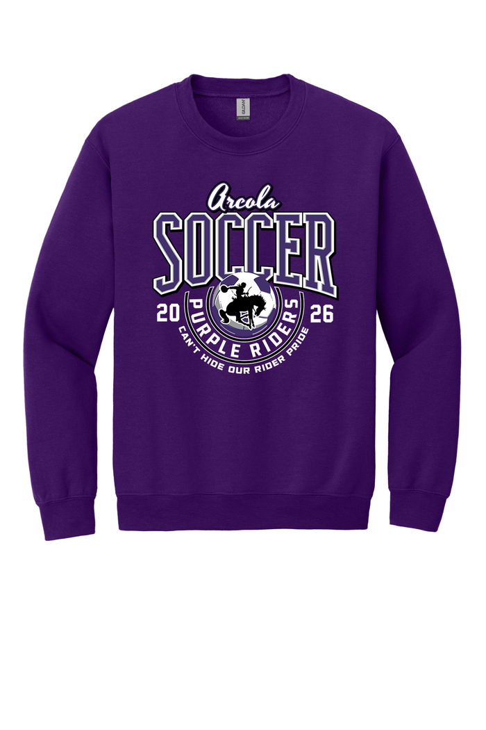 Arcola - Soccer - Design 03 -  Crewneck Sweatshirt - Gildan 18000