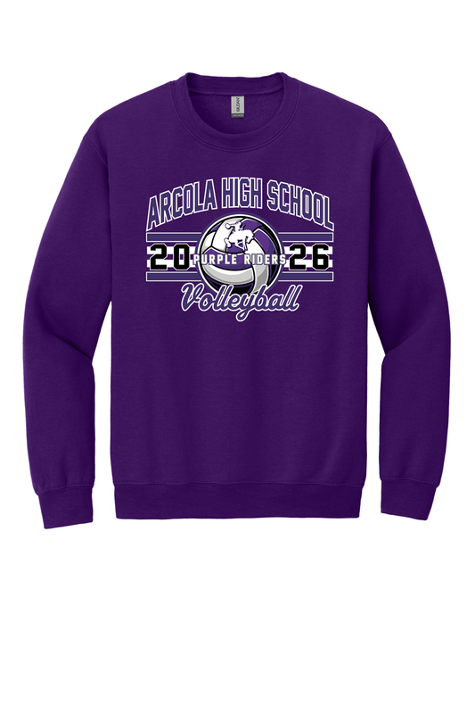 Arcola - Volleyball - Design 3 - Crewneck Sweatshirt - Gildan 18000