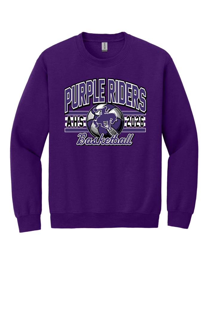 Arcola - Basketball - Design 2 - Crewneck Sweatshirt - Gildan 18000