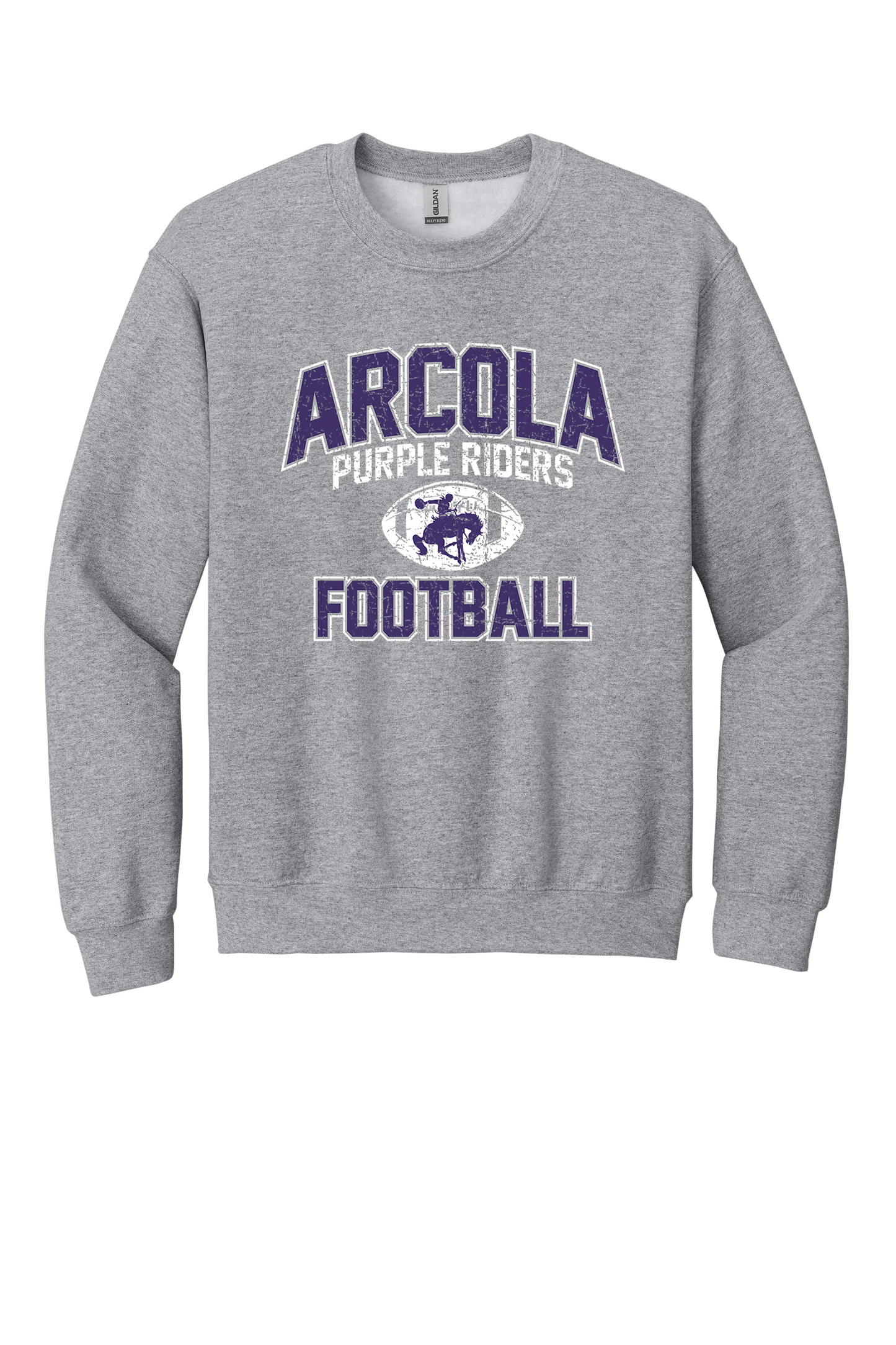 Arcola - Football - Design 01 -  Crewneck Sweatshirt - Gildan 18000