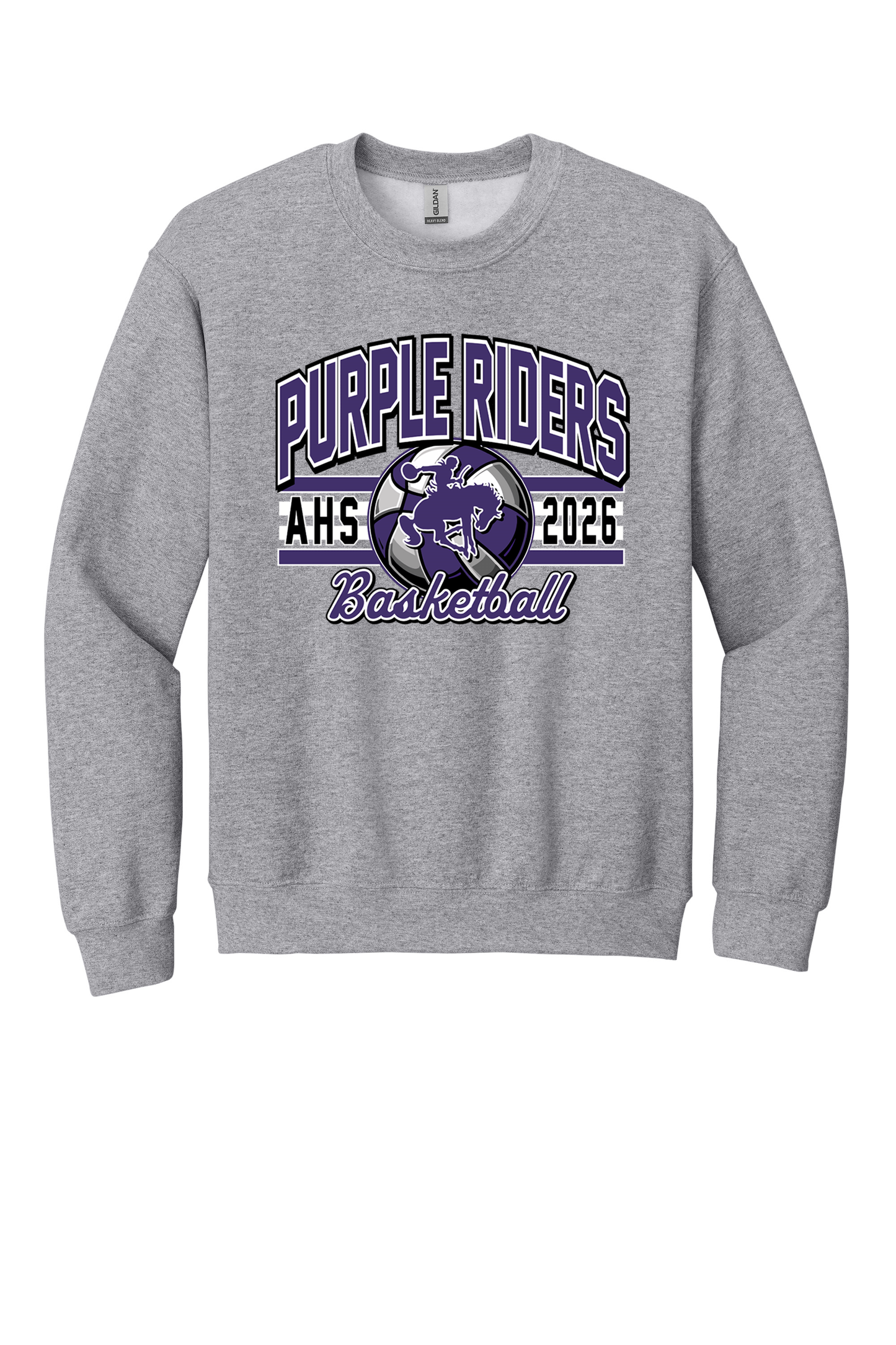 Arcola - Basketball - Design 02 -  Crewneck Sweatshirt - Gildan 18000