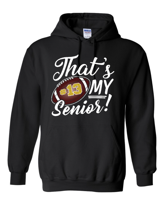 Tuscola Senior Football Mom 2025 - Gildan Dryblend Hooded Sweatshirt - 18500