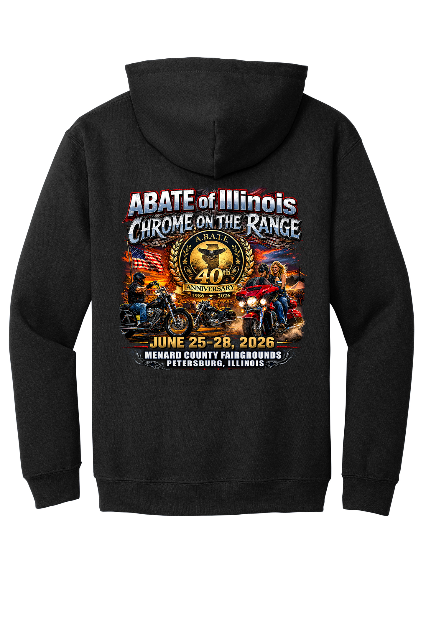 Chrome on the Range 2026 - Gildan Heavy Blend - Adult Hooded Sweatshirt - 18500
