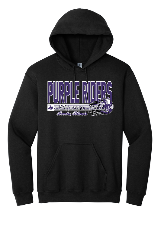 Arcola - Basketball - Design 3 - Hooded Sweatshirt - Gildan 18500