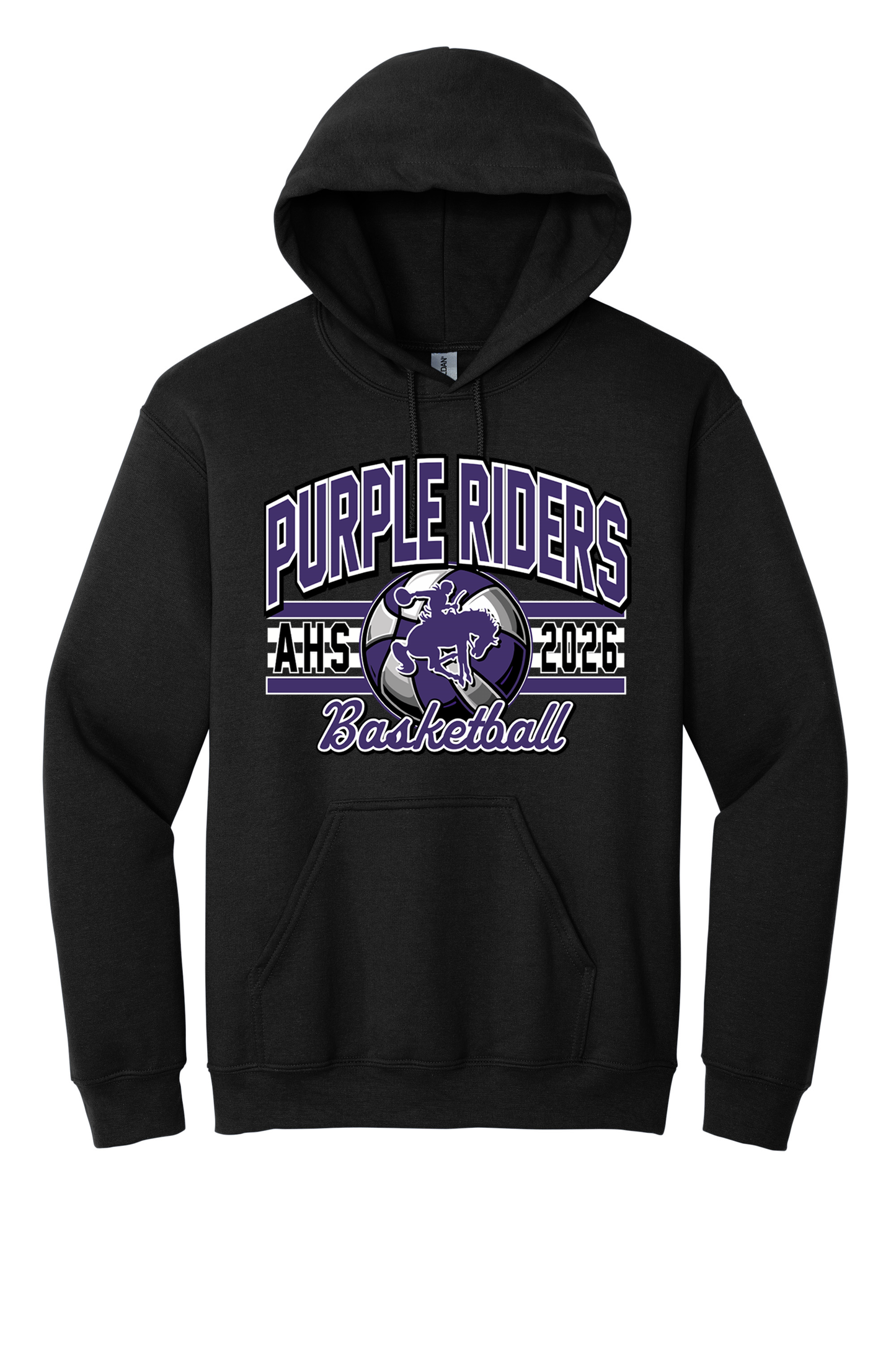 Arcola - Basketball - Design 02 -  Hooded Sweatshirt - Gildan 18500