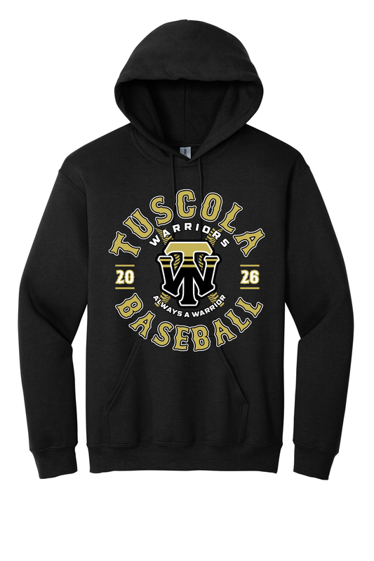Tuscola Baseball - Gildan Heavy Blend - Youth & Adult Hooded Sweatshirt - 18500