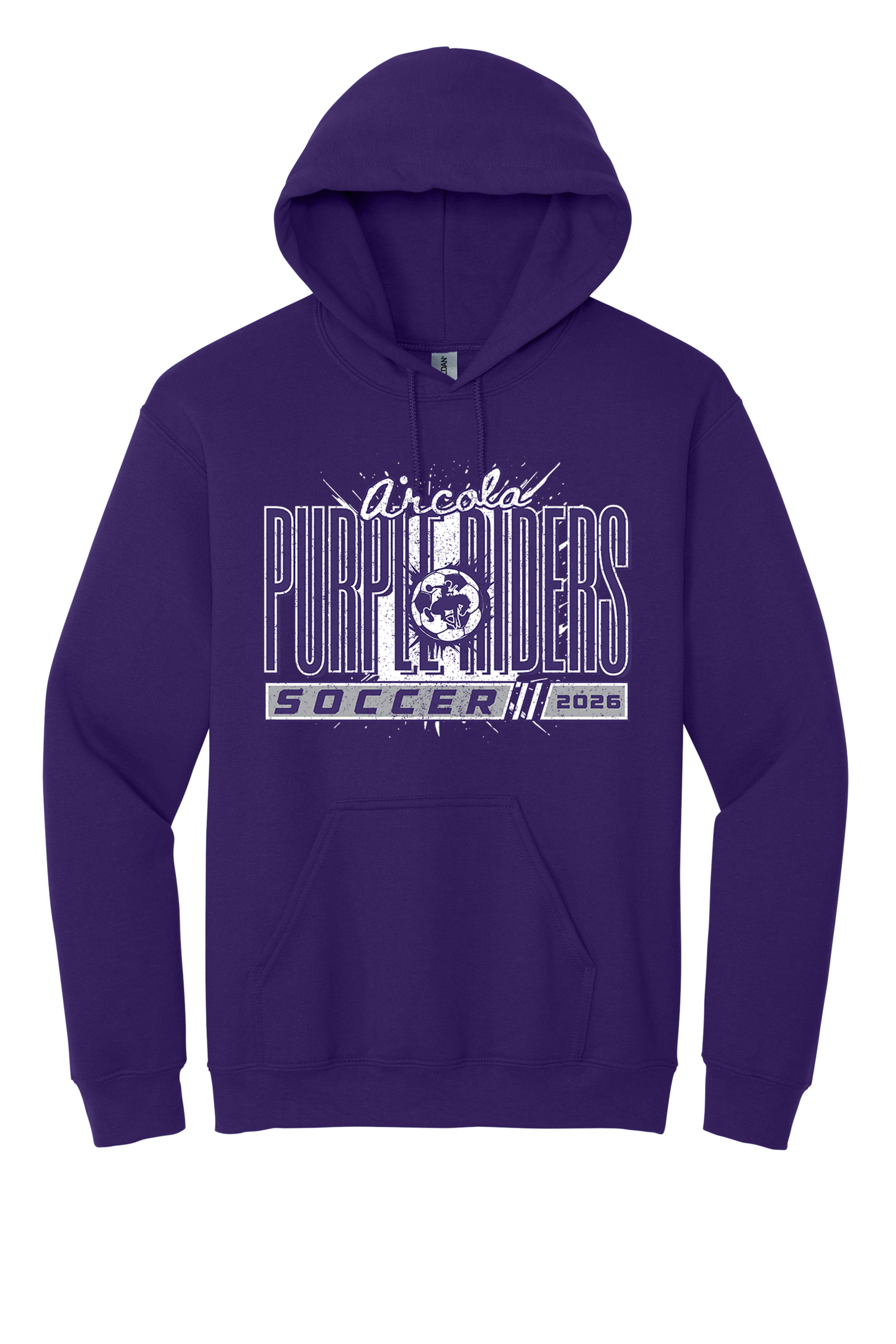 Arcola - Soccer - Design 01 -  Hooded Sweatshirt - Gildan 18500