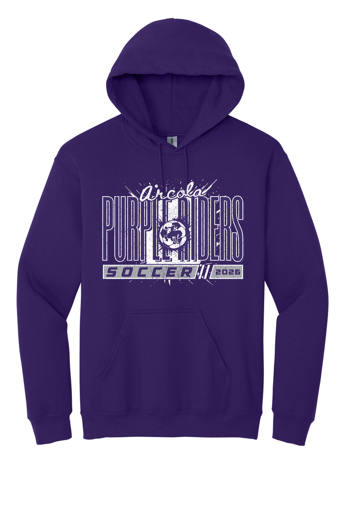 Arcola - Soccer - Design 01 -  Hooded Sweatshirt - Gildan 18500