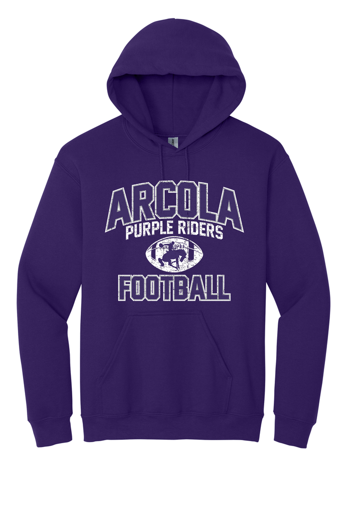 Arcola - Football - Design 01 -  Hooded Sweatshirt - Gildan 18500