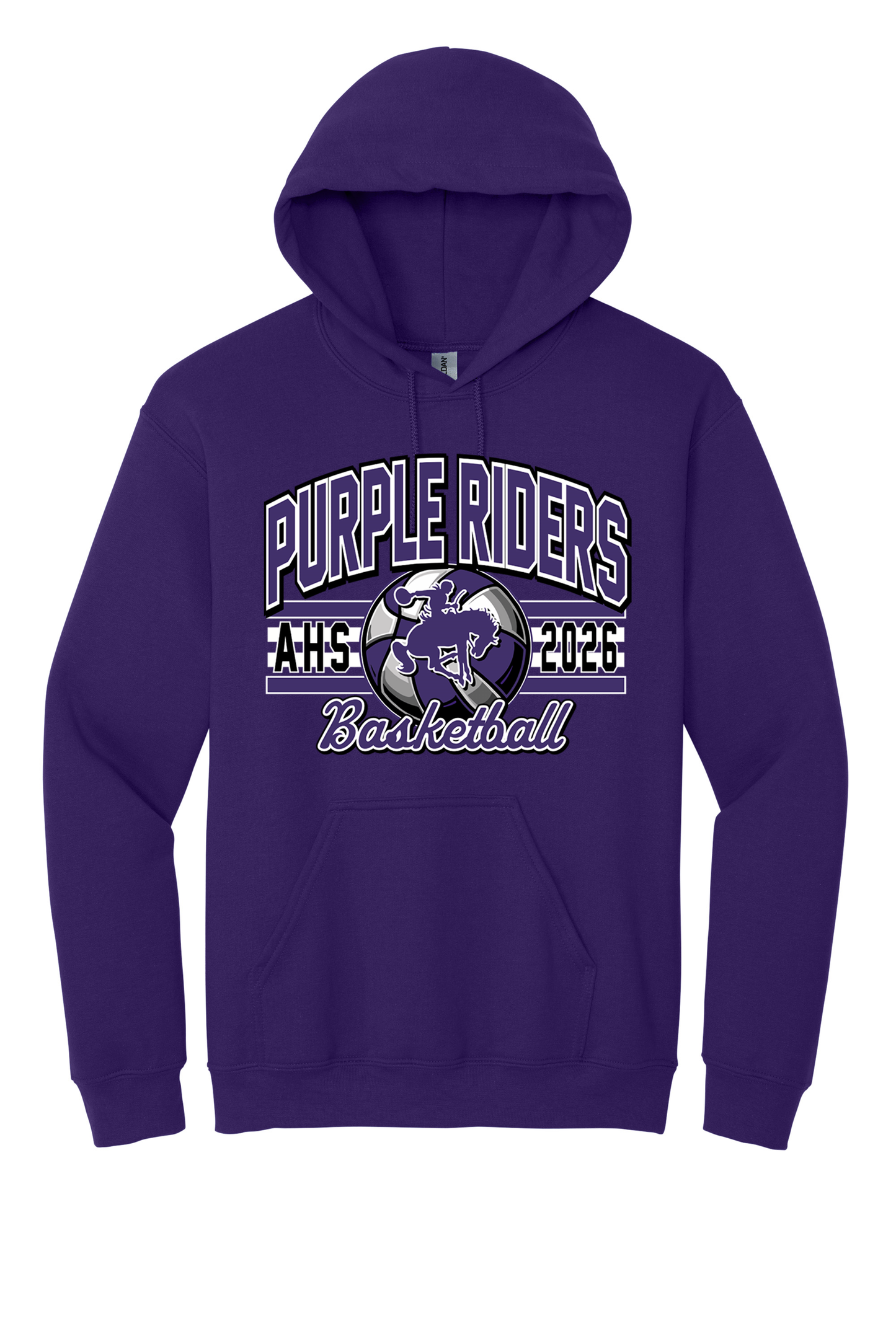 Arcola - Basketball - Design 02 -  Hooded Sweatshirt - Gildan 18500